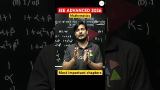 JEE Advanced 2026 Most Important Chapters 🔥 | Shaan Sir Strategy Guide #Shorts #jeeadvanced2026