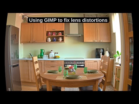 Fixing LENS DISTORTIONS in photos using GIMP - the essentials!