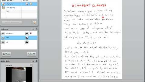 Lecture on Cohomology of Grassmanians