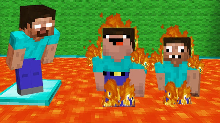 HEROBRINE SKIPPED A NOOB AND GOES INTO MINECRAFT LAVA! NOOB VS TROLLING MINECRAFT Cartoon