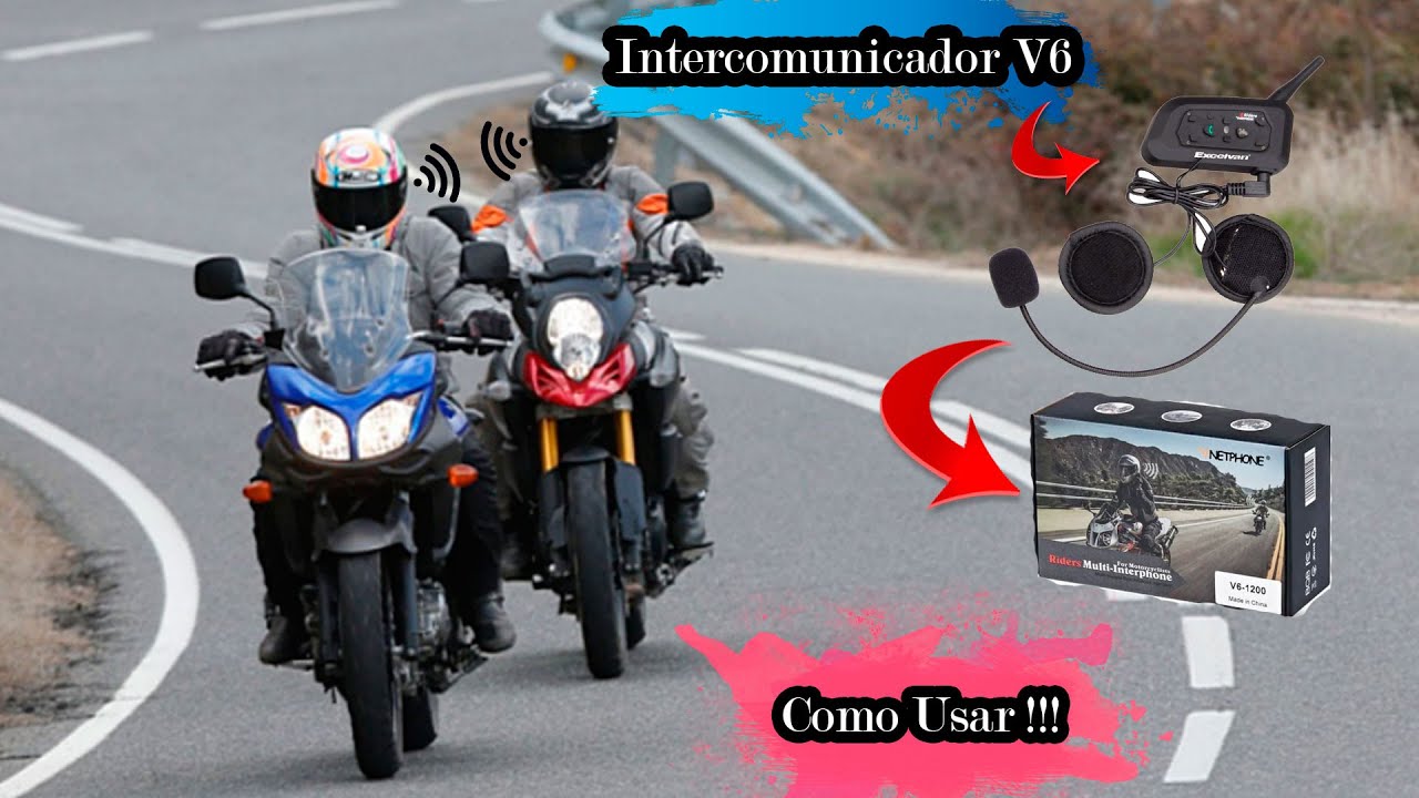 Intercomunicador V6 Como Usar - YouTube