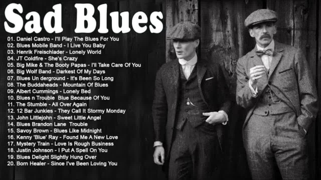 Sad Blues Songs Playlist 🎧 Sad Blues Music Playing At Midnight 🎧 Moody