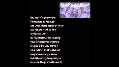 Grade - life gets in the way of living