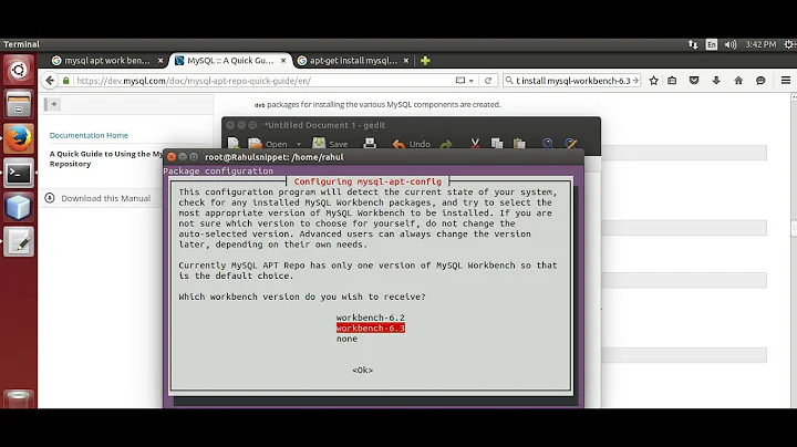 MySQL WorkBench 6.3 installation on Ubuntu 14.04