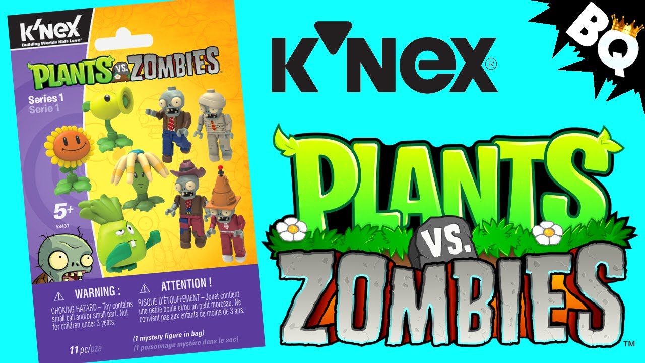 KNEX Zombies VS Plants Series 1 CONE HEAD ZOMBIE Figure NEW