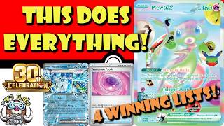 Mew ex is Winning Because it Does EVERYTHING! 4 Winning Decklists! (Pokemon TCG News)