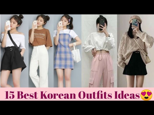 Korean Outfit ideas for girls/ different types of Korean Outfit 21