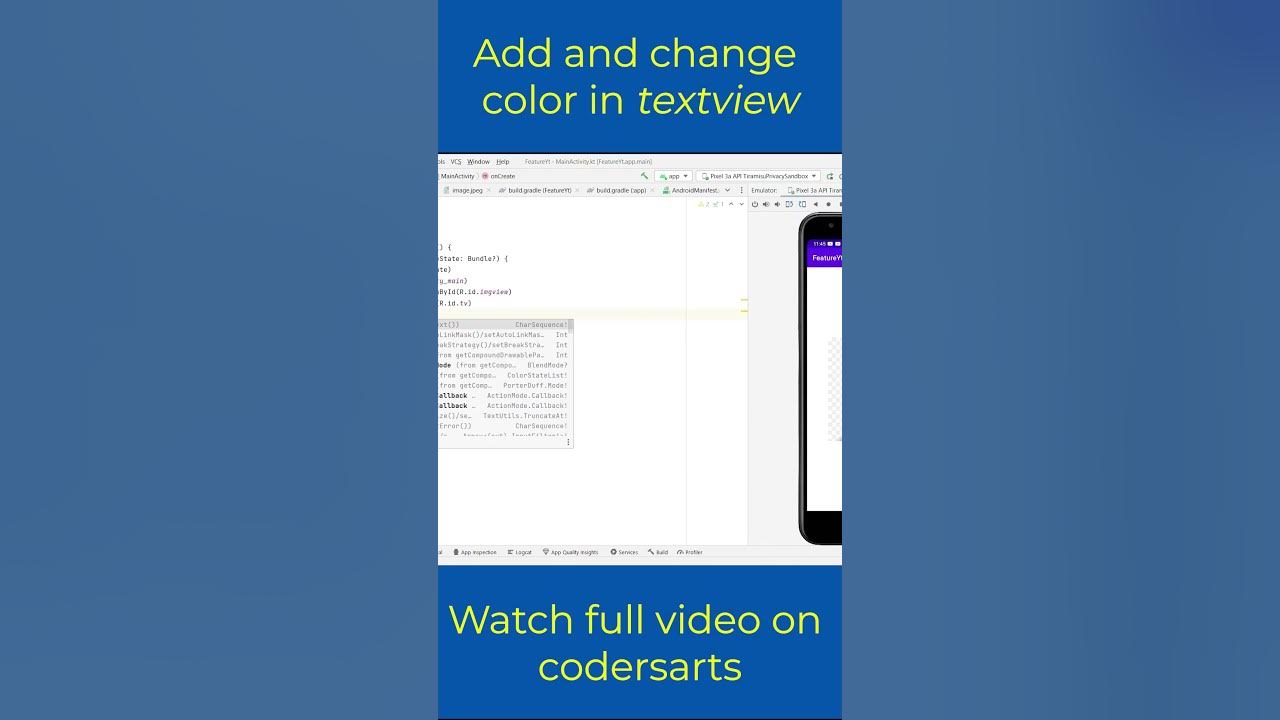 Change Text Color of TextView in Android Studio (Step-by-Step Guide ...