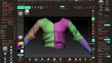 Marvelous Designer to ZBrush process