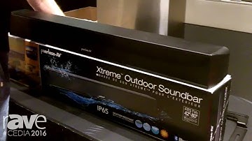 CEDIA 2016: Peerless-AV Exhibits Xtreme Active Outdoor Soundbar with Adaptive Bracket Solutions