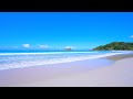 Ocean 4K. 🏝 Beach Screensaver From a Tropical Remote Island Paradise