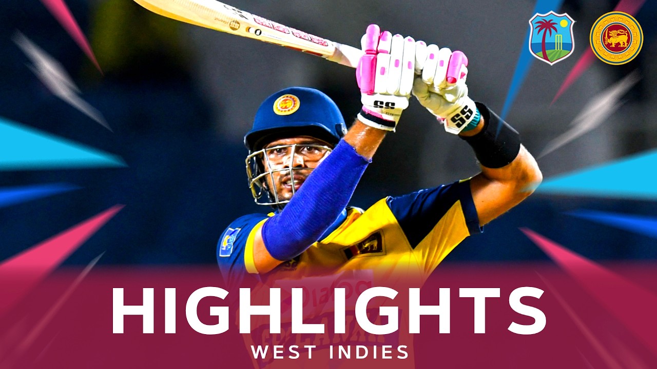 Dasun Shanaka Smashes Sixes | Highlights | West Indies v Sri Lanka  | 2nd T20 