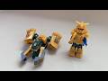 48-Piece Golden Gundam Mech Build! 8-in-2 Transformation is INSANE Satisfying!