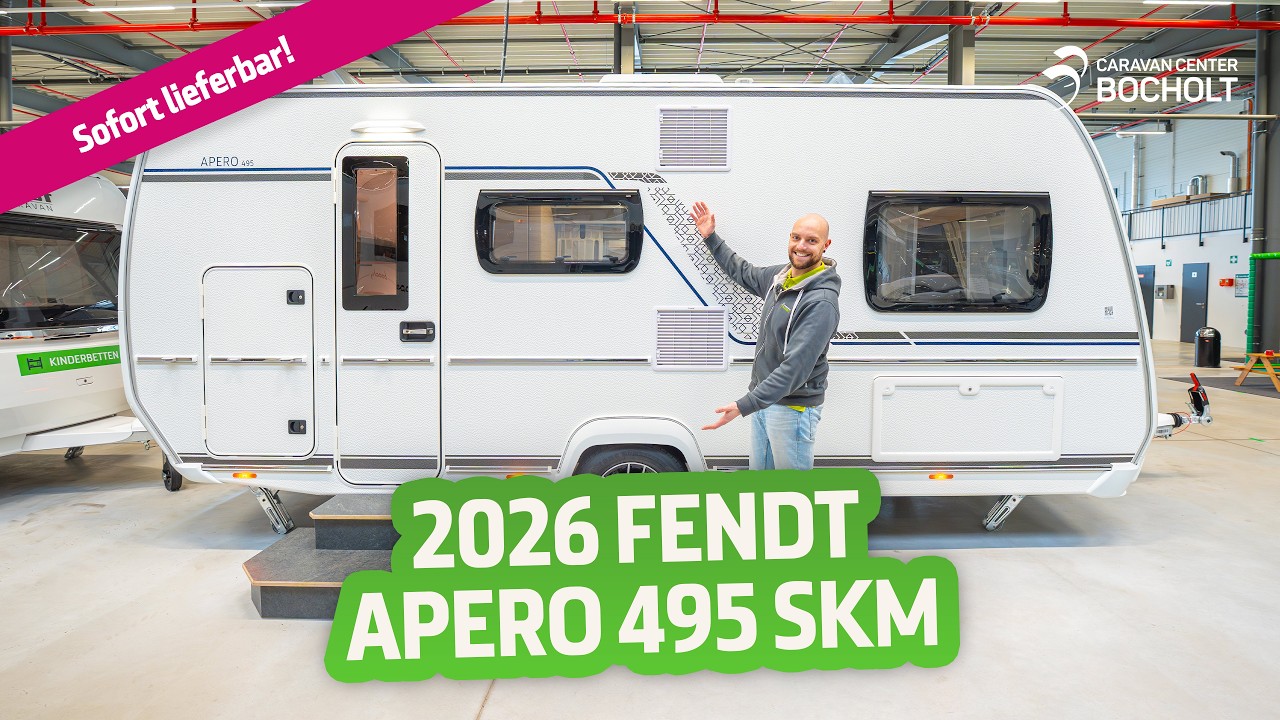 JETZT NEU✨ 2026 Fendt Apero 495 SKM | Caravan | Große Roomtour - Caravan Center Bocholt
