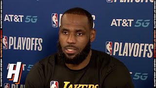 LeBron James Postgame Interview - Game 2 | Blazers vs Lakers | August 20, 2020 NBA Playoffs