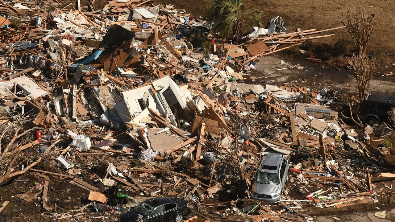 RAW: EF-3 tornado damage in Brunswick County, NC - YouTube