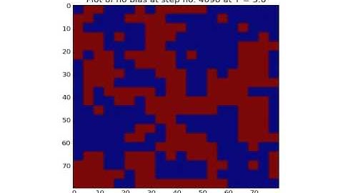 2D Ising Model - High Temperature