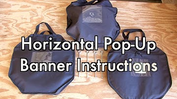 Horizontal Pop Up Banner