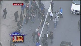 Protestors Gather Following Hung Jury In Porter Trial