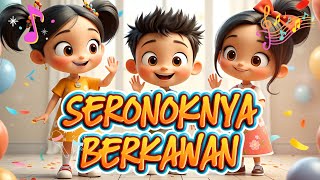 Seronoknya Berkawan 🎵 | Lagu Kanak-Kanak | Lagu Taska | Kids Song