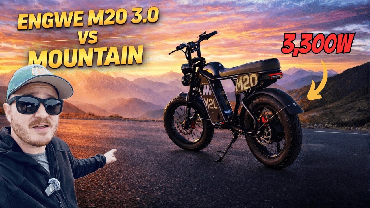 NEW Engwe M20 3.0 First Ride — Mountain Test of Power & Handling