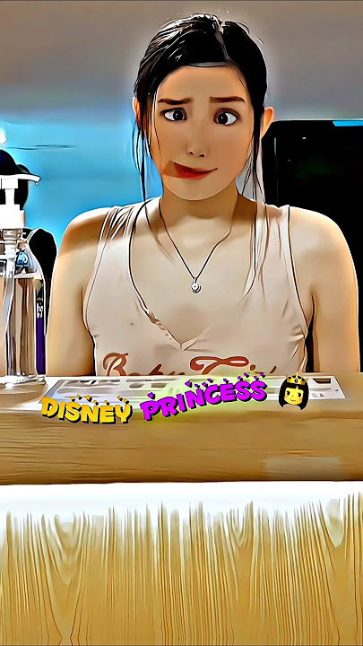 Disney Princess Escaped To Reality 😍 #disney #princess #viral #girl #edit #mrit #shorts