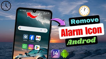 How To Remove Alarm icon from Notification Bar Android