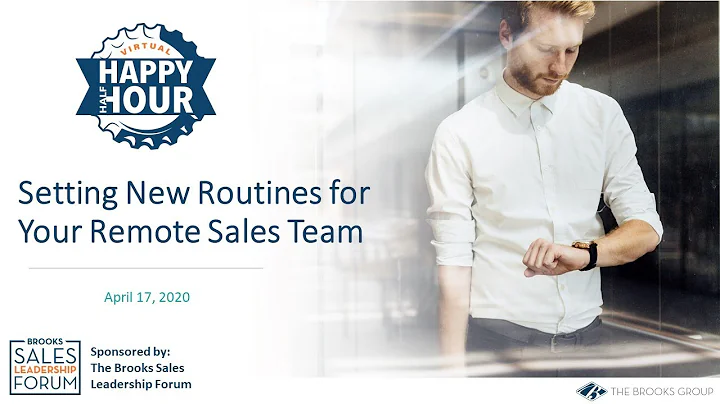 Setting New Routines for Your Remote Sales Team