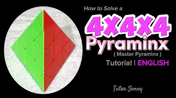 How to Solve a 4x4x4 Pyraminx | 4x4 Pyraminx | Pyraminx | Master Pyraminx | Tutorial | ENGLISH
