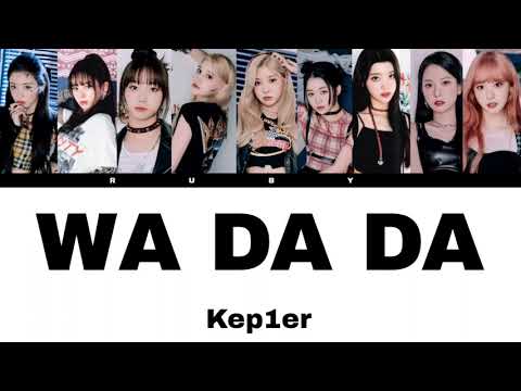 Kep1er WA DA DA lirik terjemahan Indonesia color coded English subtitle