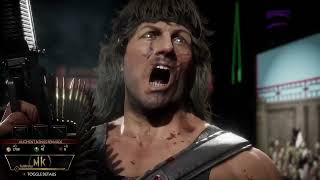 Mortal Kombat 11: Rambo vs Baraka