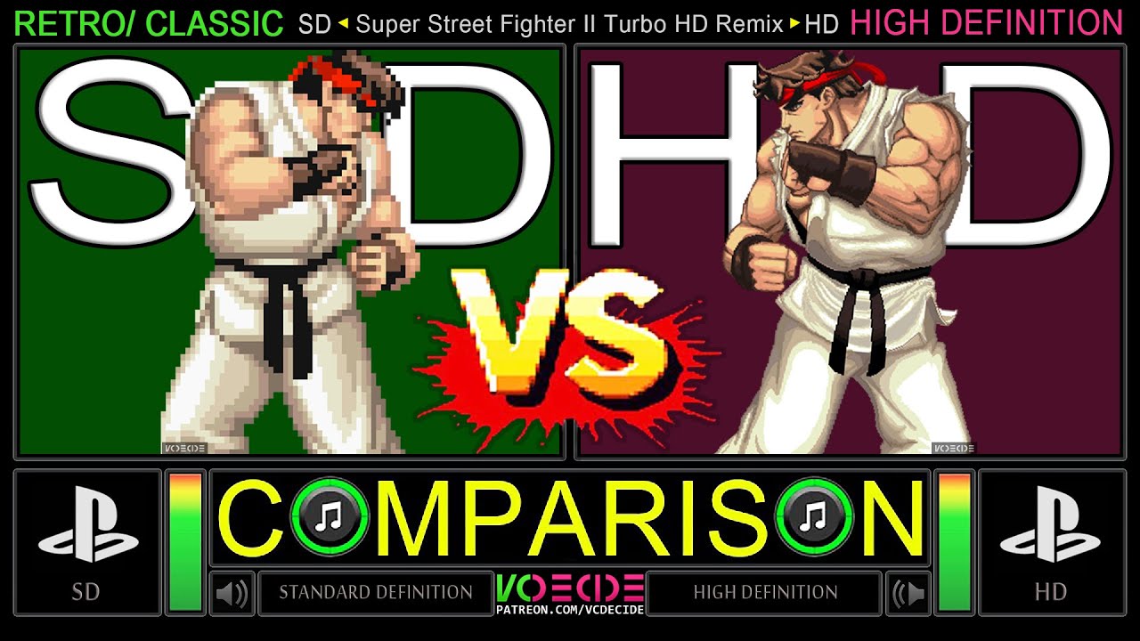 Super Street Fighter 2 Turbo HD & It's Massive Sprites