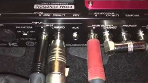 How to run Boss RC 300 with vocals and guitar separated