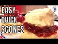 National Cream Tea Day -  How To Make Scones For Clotted Cream Recipe FoolProof Fast British Cooking