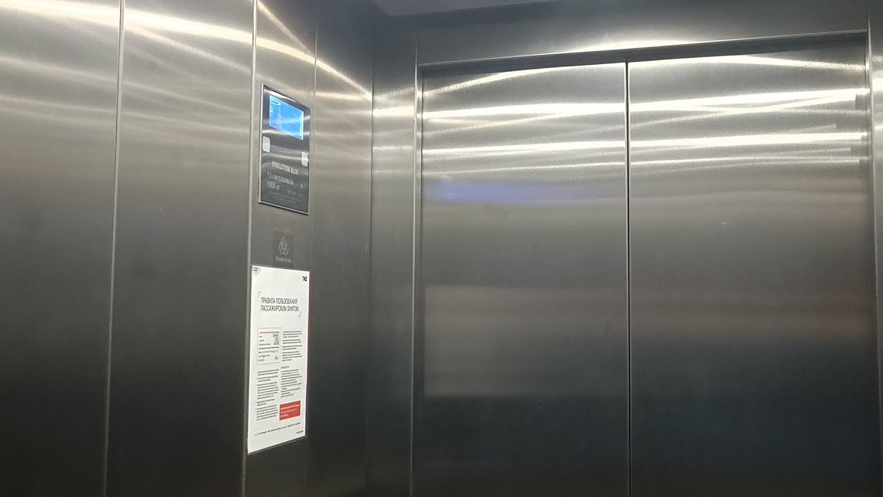 лифт Thyssen 1000kg ТЦ остров мечты