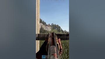 Long shot with the crossbow #rustgame #twitch #gaming #survival #rust