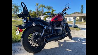 Cobra Slip-On Installation on Yamaha Bolt