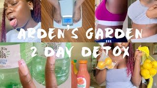 VLOG: ARDEN'S GARDEN 2 DAY DETOX/CLEANSE + RESULTS | DIY RECIPE | MEAL PLANNING | thickeray