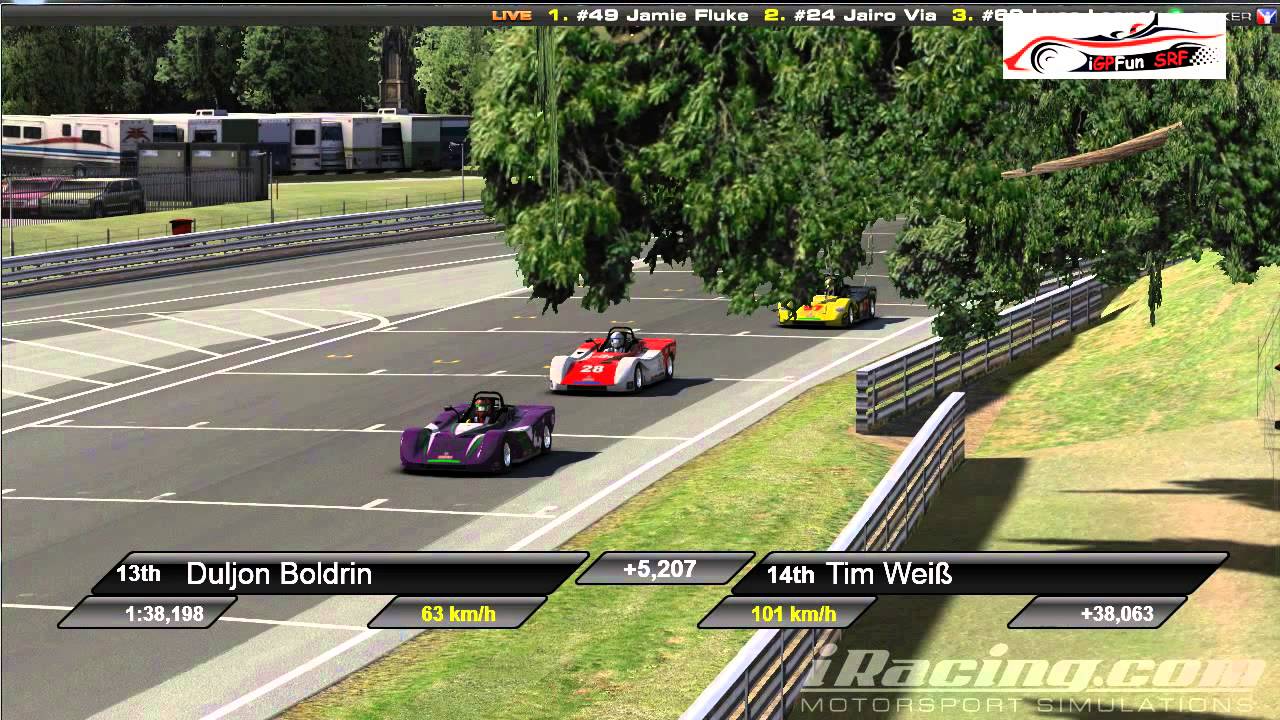 iRacing iGPFun SRF 2015S1 Race02 Oulton Island (50fps)