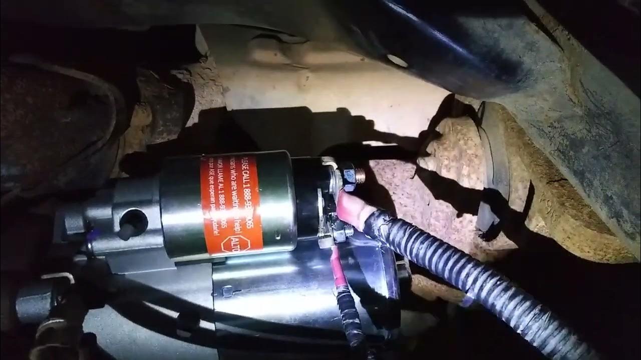 2011 Ford F250 6.2 L gas starter change out tool list - YouTube