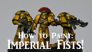 How to Paint: MKVI Imperial Fists