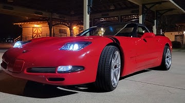 c5 corvette fixed headlight install  part 2.5 finally