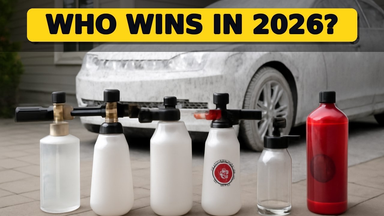 Top 5 Best Foam Cannon Pressure Washer 2026 - Effortless Cleaning Solutions