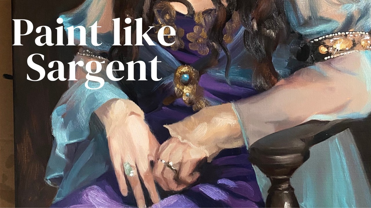 Я пытался научиться рисовать как Сарджент
