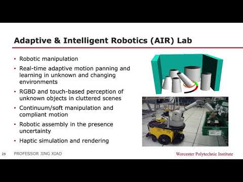 WPI Robotics - Adaptive and Intelligent Robotics (AIR) Lab - YouTube