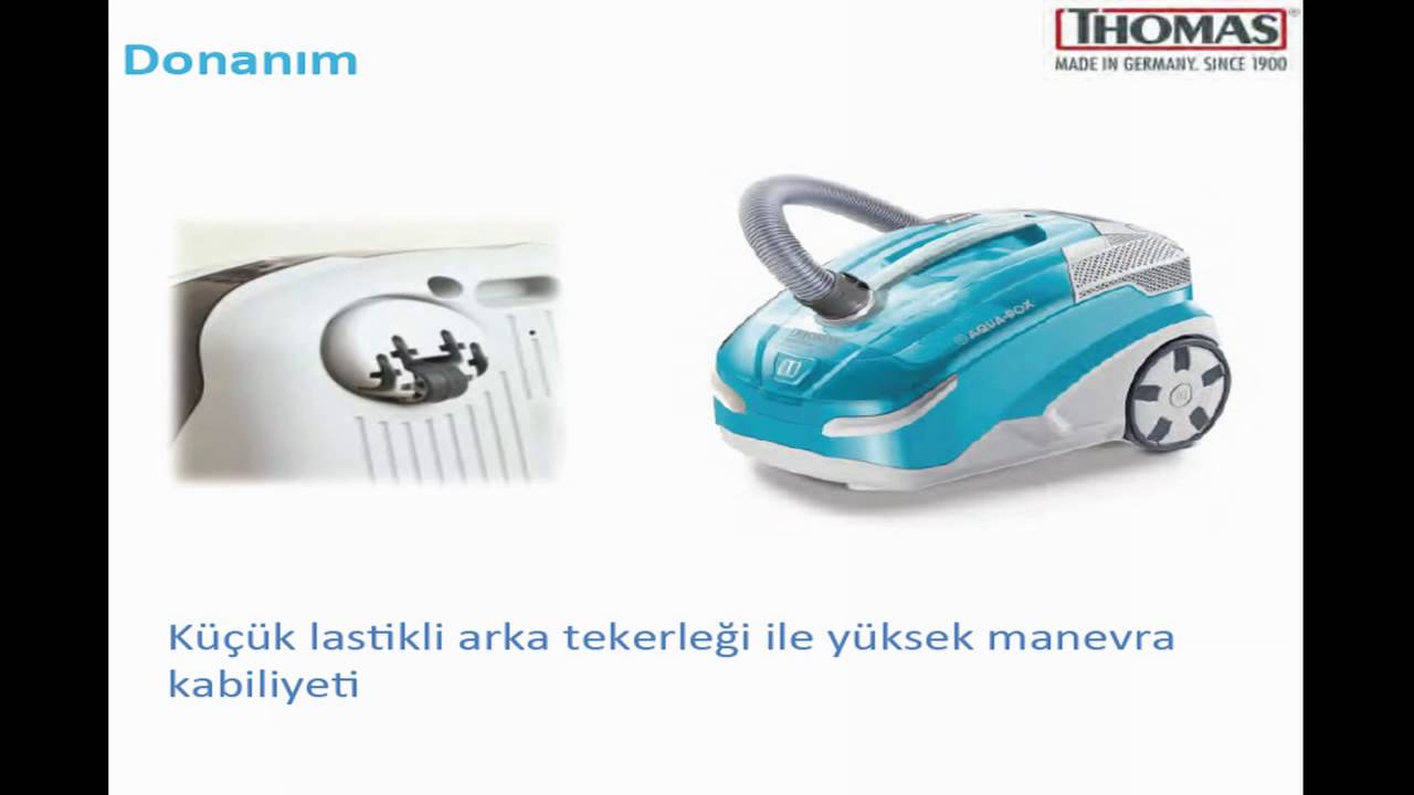 Thomas aquafilter ile elektrikli süpürge - hızlı ve kaliteli temizlik Thomas aquafilter ile elektrikli süpürge - hızlı ve kaliteli temizlik