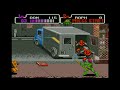 Turtles Hyperstone Heist - Hard No Hit Longplay (Genesis)