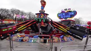 walk round carousel funfair Heaton park half term fair 17 February 2024