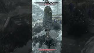 Skyrim physics are just the best! #skyrim #gameplay #shorts