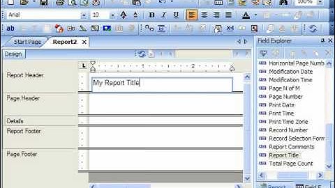 Crystal Reports Tutorial Creating Text Objects 11 Business Objects Training Lesson 3.6